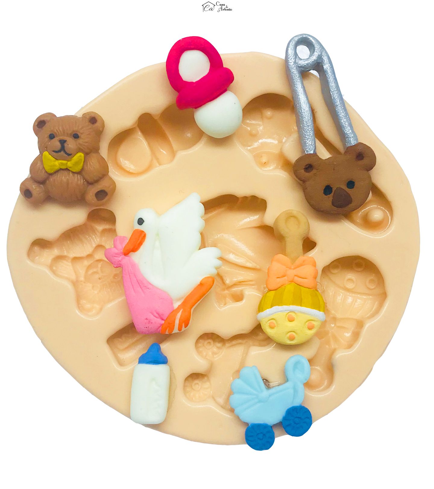 Molde de silicone - Bebe - Kit