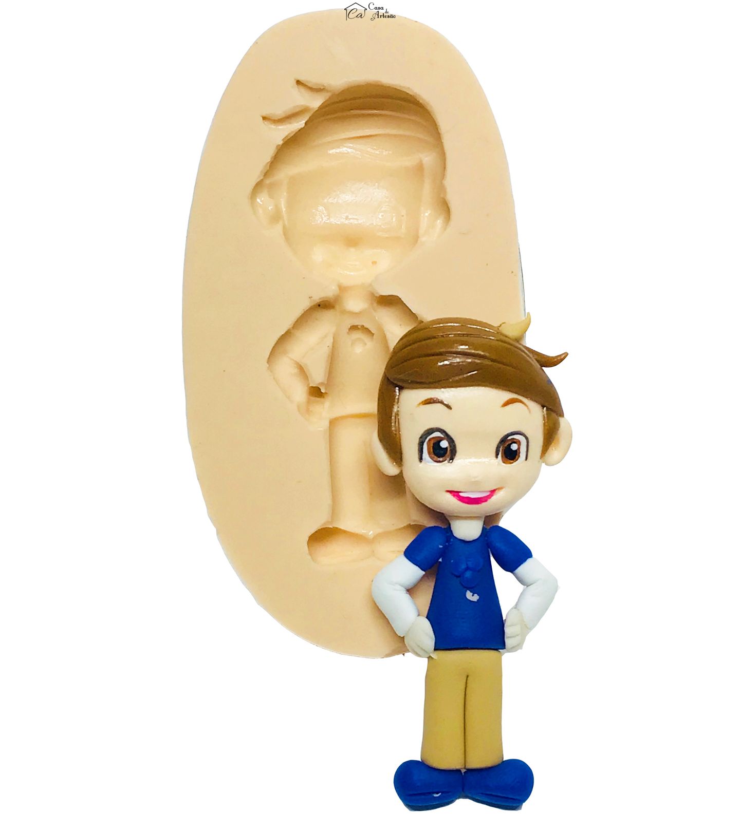 Molde de silicone - Moranguinho - Mirtilo - Boneco  Grande - P538