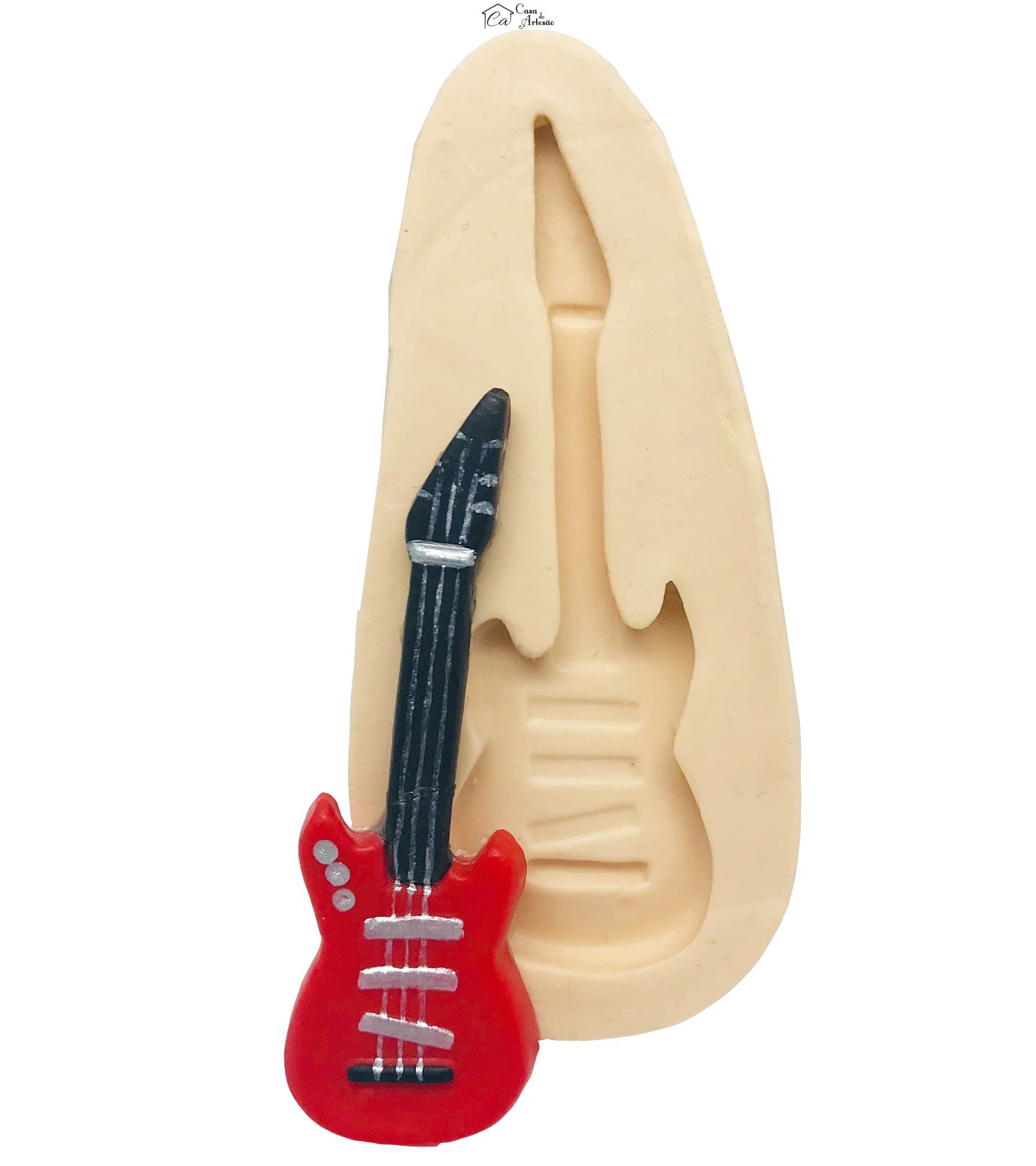 Molde de silicone - Guitarra - Pq - Mod.01 - P86-P44