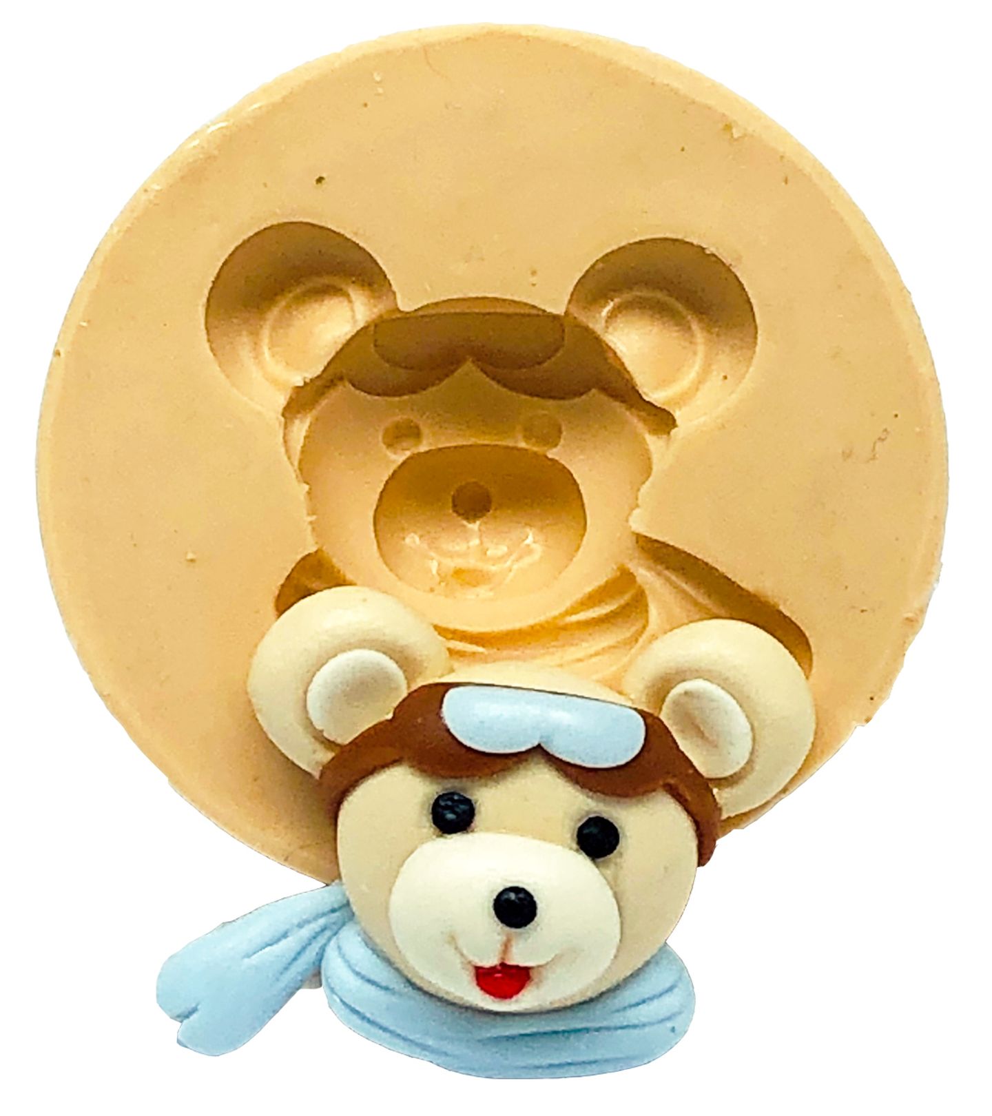 Molde de silicone - Urso Baloeiro - Rosto Pequeno - P784