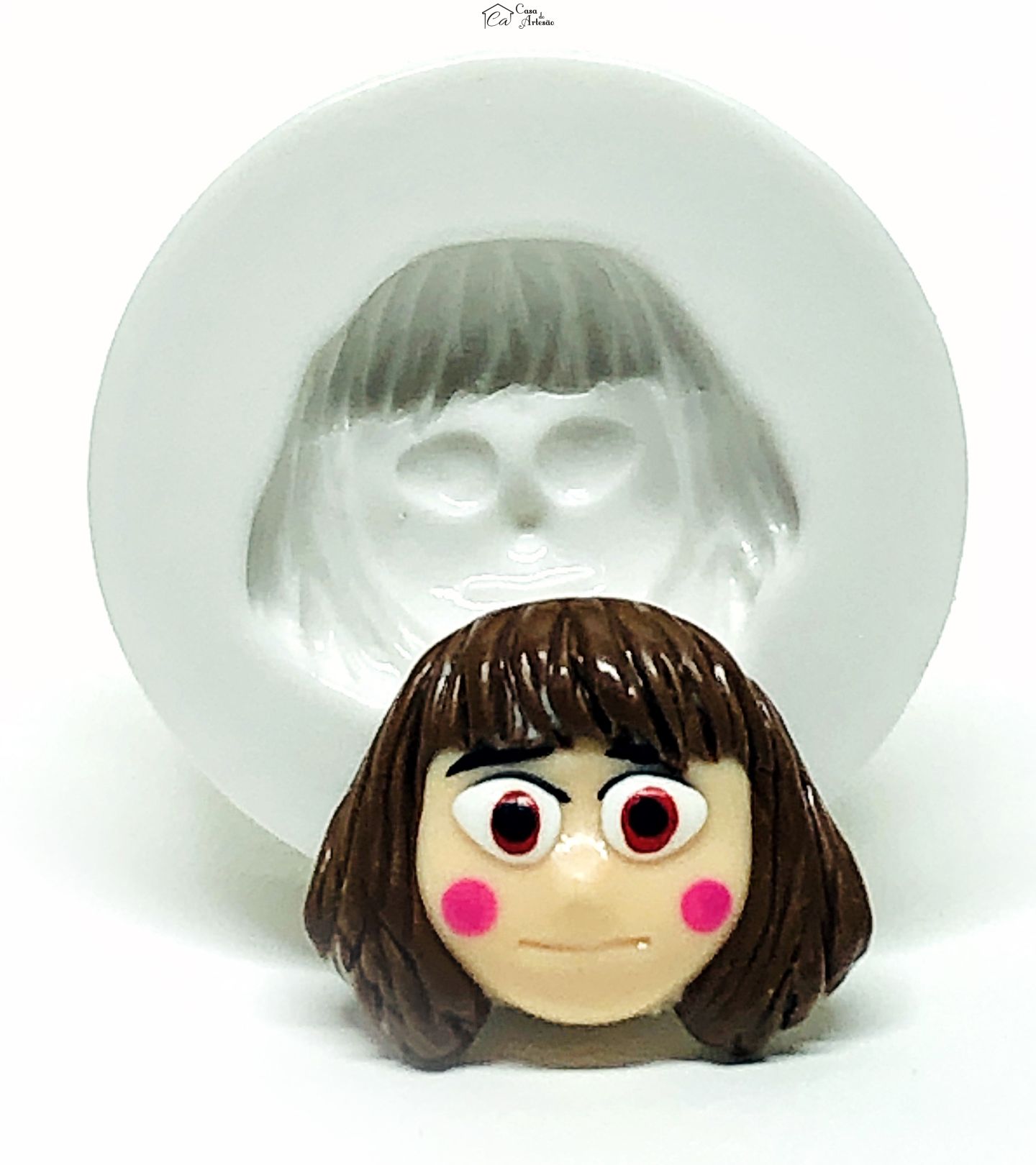 Molde de silicone - Sans Undertale - Rosto Chara - Medio - P1044